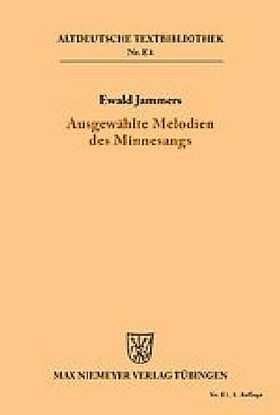 Ausgewählte Melodien des Minnesangs