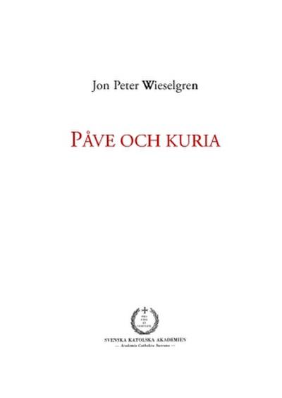 Påve och kuria