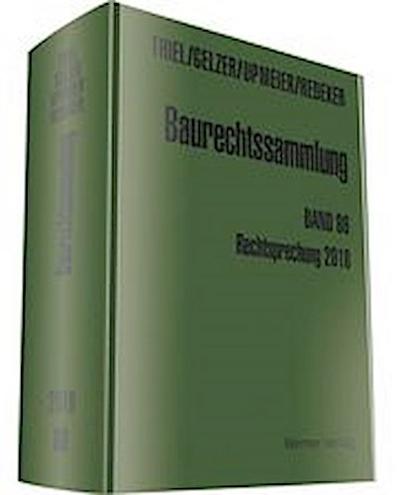Baurechtssammlung. Rechtsprechung des Bundesverwaltungsgerichts,... / Baurechtssammlung