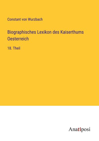 Biographisches Lexikon des Kaiserthums Oesterreich