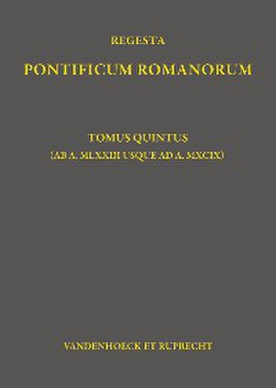 Regesta Pontificum Romanorum