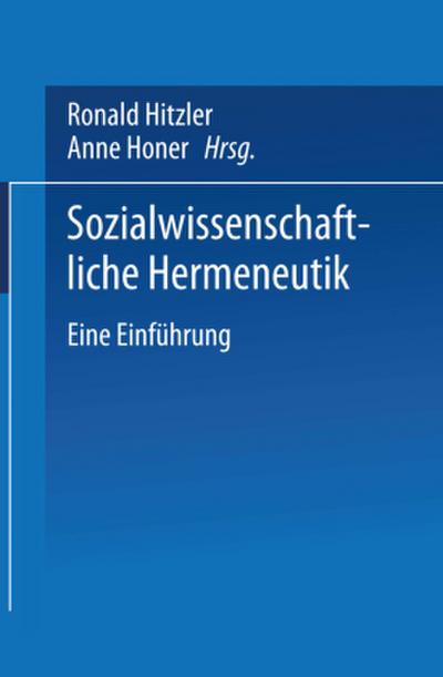 Sozialwissenschaftliche Hermeneutik