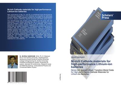 Ni-rich Cathode materials for high-performance Lithium-ion batteries