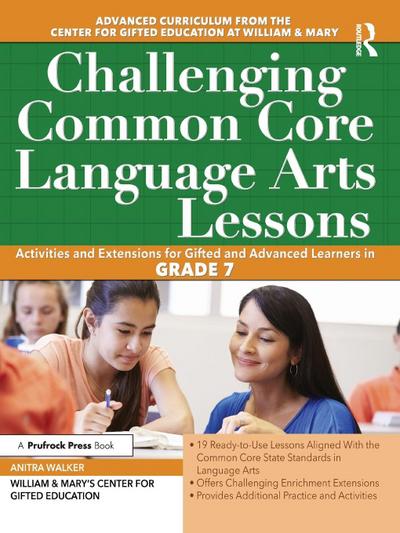 Challenging Common Core Language Arts Lessons