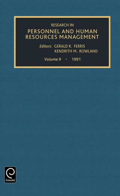 Research in Personnel and Human Resources Management