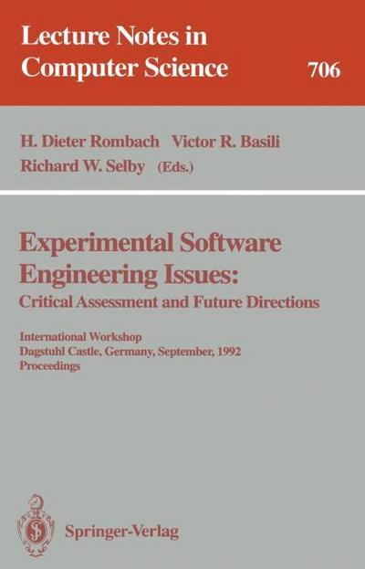 Experimental Software Engineering Issues: