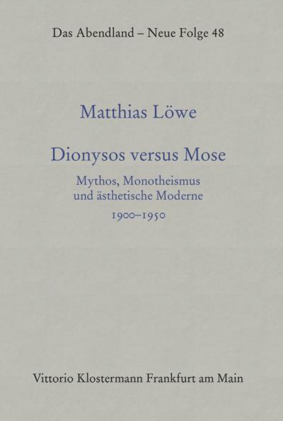 Dionysos versus Mose