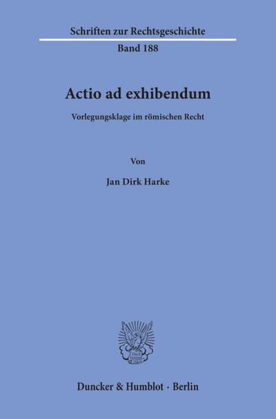 Actio ad exhibendum.
