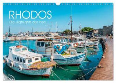 Rhodos - Die Highlights der Insel (Wandkalender 2026 DIN A3 quer), CALVENDO Monatskalender
