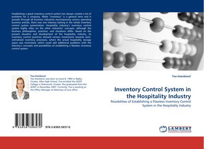 Inventory Control System in the Hospitality Industry
