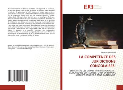 LA COMPETENCE DES JURIDICTIONS CONGOLAISES