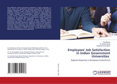 Employees’ Job Satisfaction in Indian Government Universities