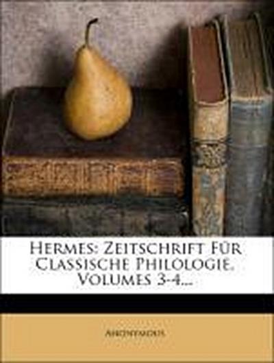 Anonymous: Hermes: Zeitschrift für Classische Philologie, dr