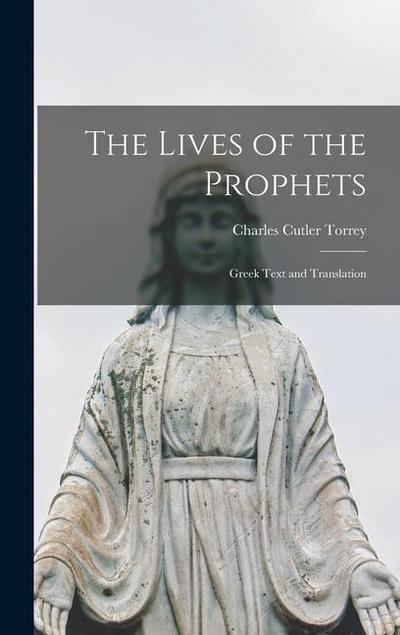 The Lives of the Prophets: Greek Text and Translation