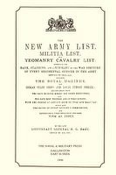 Hart OS Army List 1895
