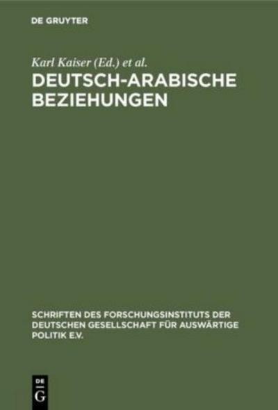 Deutsch-arabische Beziehungen