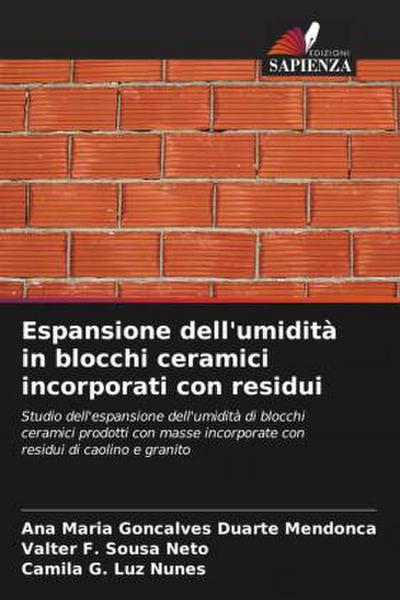 Espansione dell’umidità in blocchi ceramici incorporati con residui