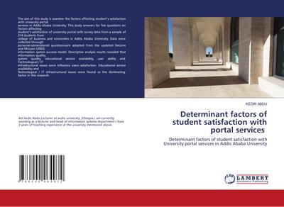 Determinant factors of student satisfaction with portal services