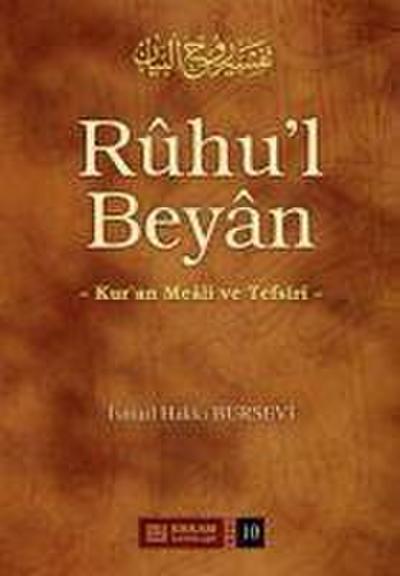 Ruhul Beyan Tefsiri - 10. Cilt