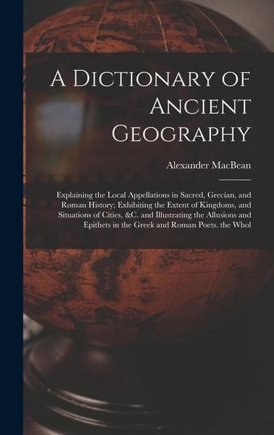 A Dictionary of Ancient Geography