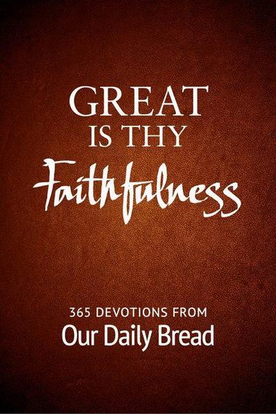 Great Is Thy Faithfulness