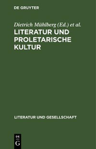 Literatur und proletarische Kultur