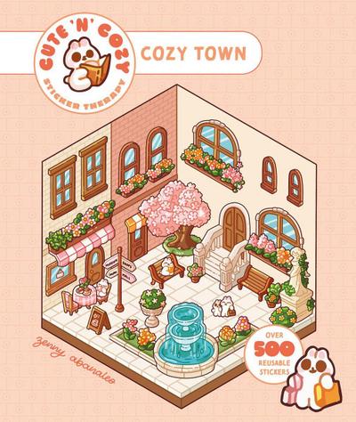 Cute ’n’ Cozy Sticker Therapy: Cozy Town