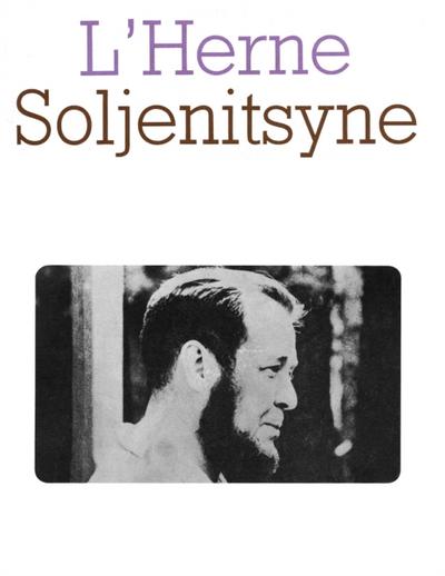 Cahier de L’’Herne n°16 : Soljenitsyne