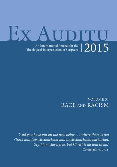 Ex Auditu - Volume 31
