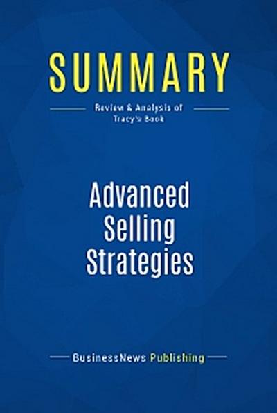 Summary: Advanced Selling Strategies