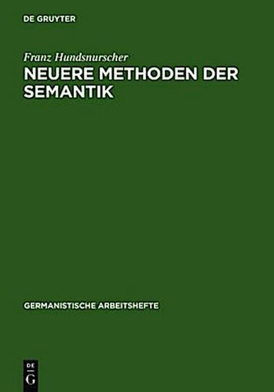 Neuere Methoden der Semantik