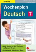 Wochenplan Deutsch, Klasse 7