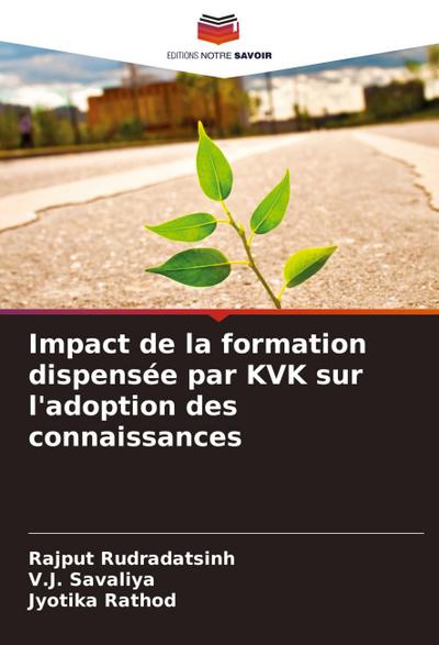Impact de la formation dispensée par KVK sur l’adoption des connaissances