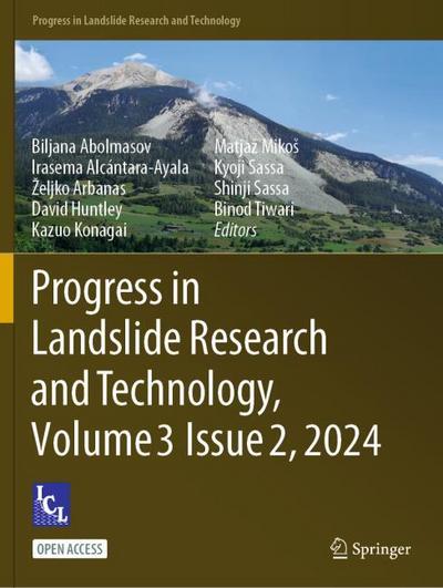 Progress in Landslide Research and Technology, Volume 3 Issue 2, 2024