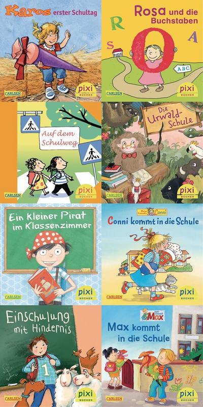 Pixi Bücher Pixi-Buch 1609, 1201, 1783, 2018-2022 (Willkommen in der Schule!)