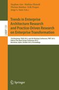 Trends in Enterprise Architecture Research and Pra