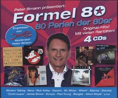 Formel 80 - 80 Perlen der 80er, 4 Audio-CDs