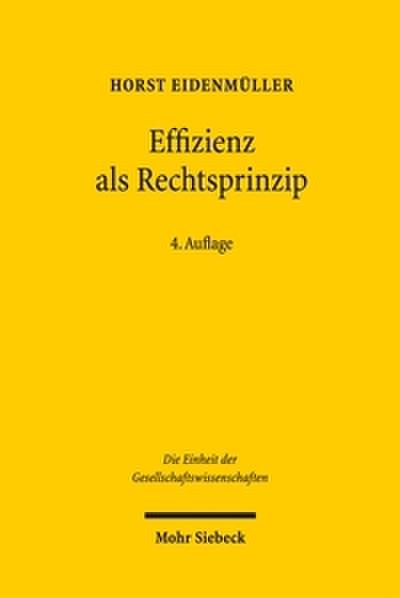 Effizienz als Rechtsprinzip
