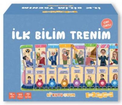 Ilk Bilim Trenim - Cirt Cirtli Yapboz ve Kitap Seti
