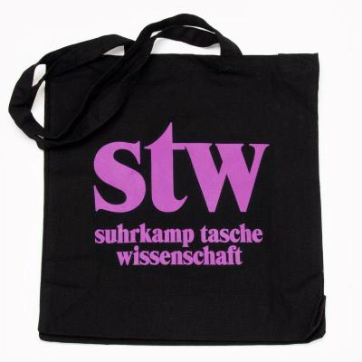 suhrkamp tasche wissenschaft, schwarz/pink