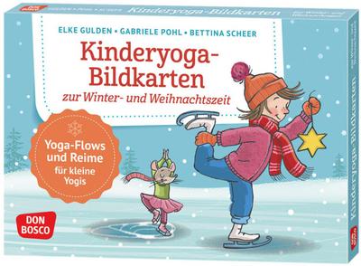 Kinderyoga-Bildkarten zur Winter- und Weihnachtszeit