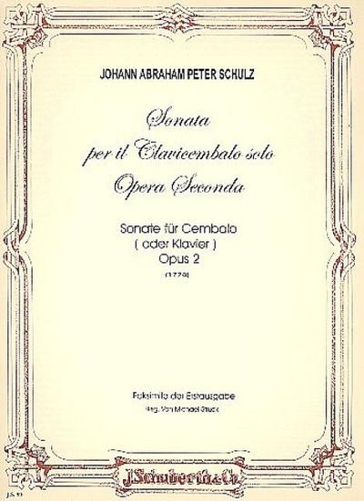 Sonata op.2für Cembalo oder Klavier solo