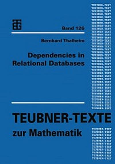 Dependencies in Relational Databases