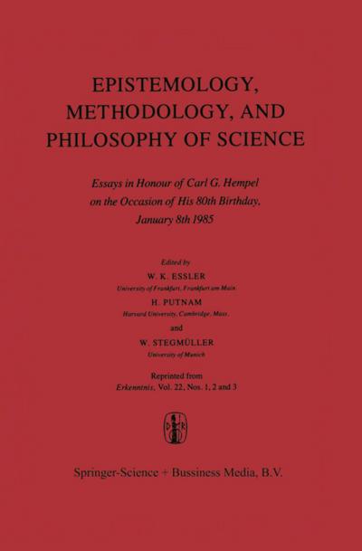 Epistemology, Methodology, and Philosophy of Science