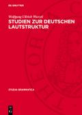 Studien zur deutschen Lautstruktur