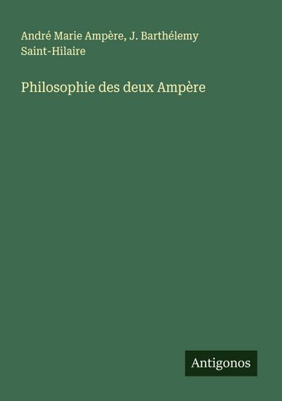 Philosophie des deux Ampère