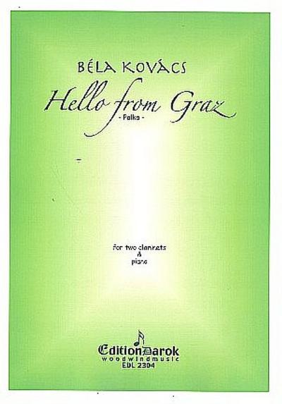 Hello from Graz für2 Klarinetten und Klavier