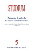 Studium - Armando Rigobello: la filosofia come testimonianza