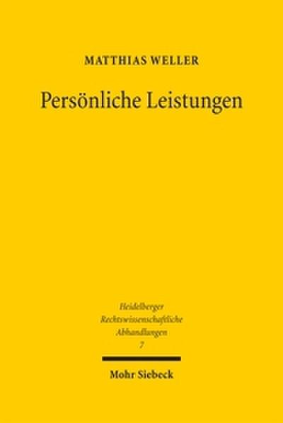 Persönliche Leistungen