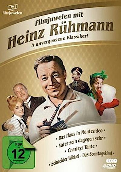 Filmjuwelen mit Heinz Rühmann: 4 unvergessene Klassiker!, 4 DVD